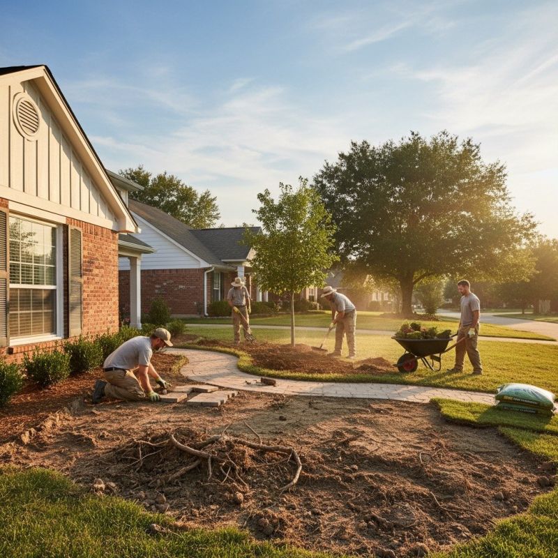 Local Xeriscaping pros at work